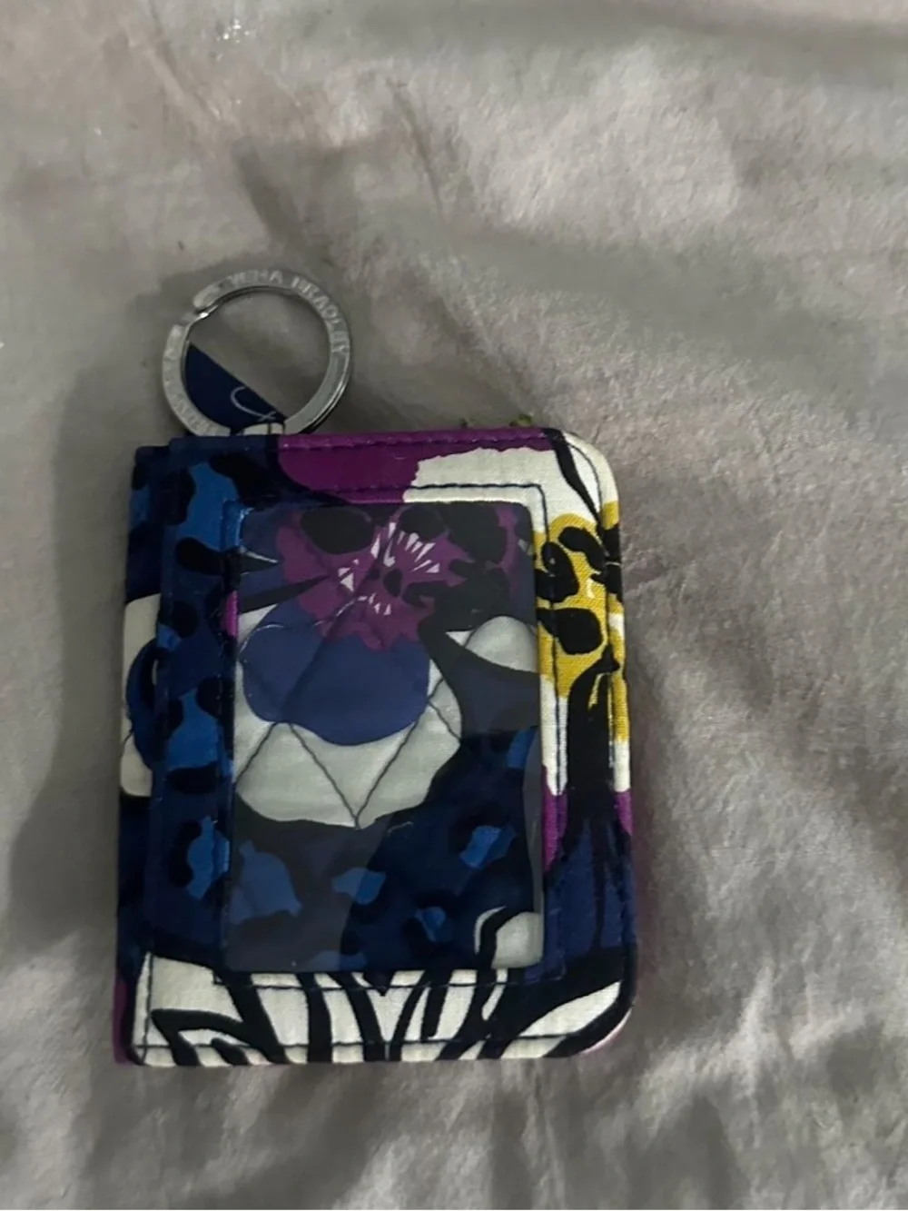 Vera Bradley Quilted Floral Campus ID Wallet